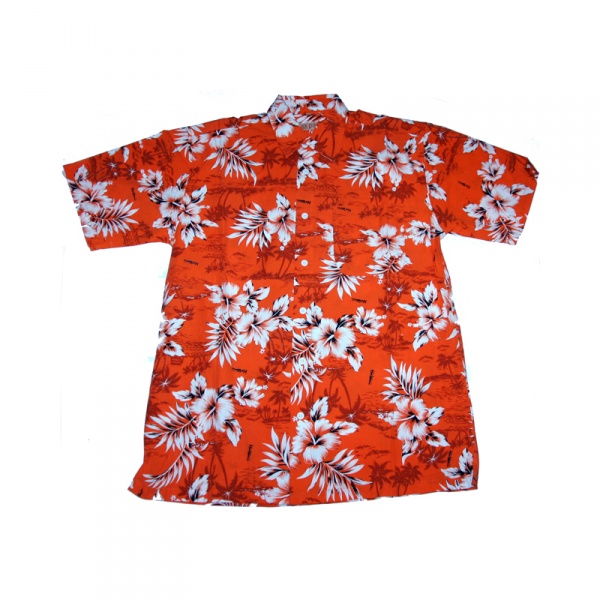 Havajská košeľa - oranžová