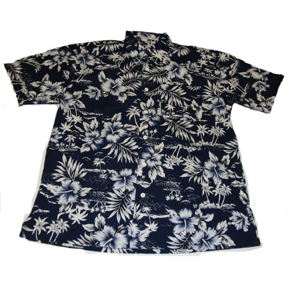 Havajské košeľa - navy